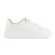 Tênis Moleca Casual Cadarço Feminino Branco / Branco