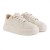 Tênis Moleca Casual Cadarço Feminino Off White