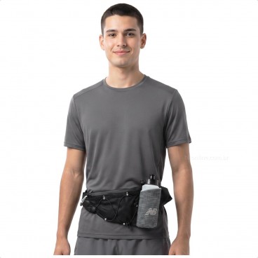 Pochete New Balance Hidratação Unissex Preto / Cinza