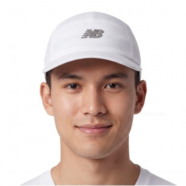 Boné New Balance Every Day Trainner 5 Panel Branco