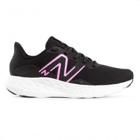 Tênis New Balance 411 V3 Feminino Preto / Rosa