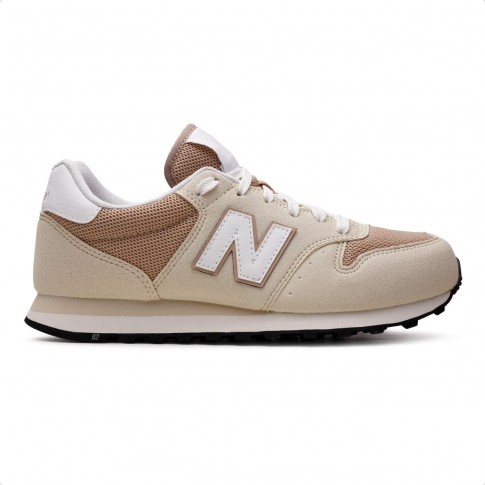 Tênis New Balance 500 V2 Feminino Bege / Branco