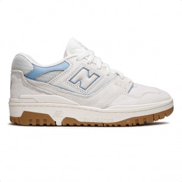 Tenis New Balance 550 Feminino Bege / Azul Claro