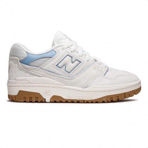 Tenis New Balance 550 Feminino Bege / Azul Claro