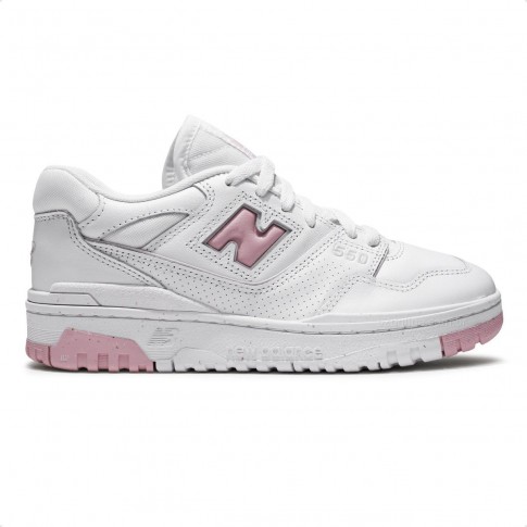 Tenis New Balance 550 Feminino Branco / Rosa