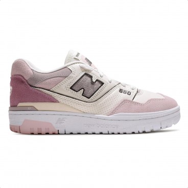 Tenis New Balance 550 Feminino Rosa / Bege