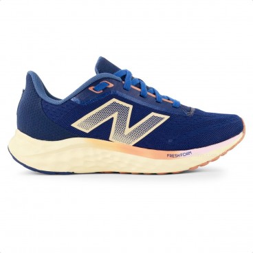 Tênis New Balance Fresh Foam Arishi V4 Feminino Azul / Laranja