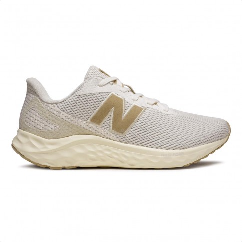 Tênis New Balance Fresh Foam Arishi V4 Feminino Bege / Bege