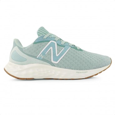 Tênis New Balance Fresh Foam Arishi V4 Feminino Verde Água / Branco