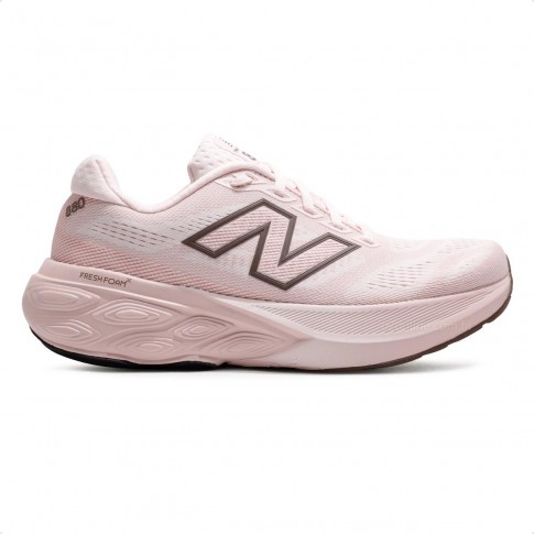 Tênis New Balance Fresh Foam X 880V15 Feminino Rosa / Marrom