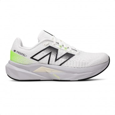 Tênis New Balance Fuelcell Propel V5 Feminino Branco / Cinza