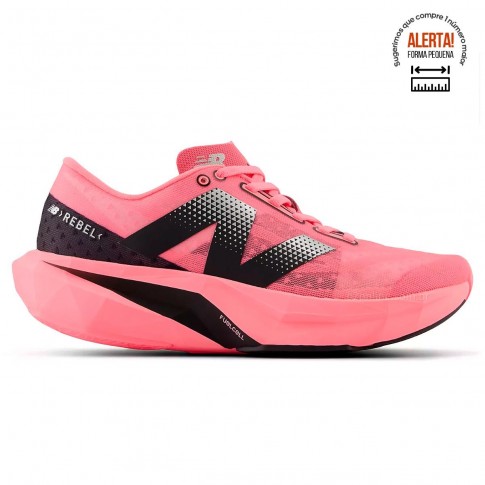 Tenis New Balance Fuelcell Rebel V4 Feminino Rosa / Preto