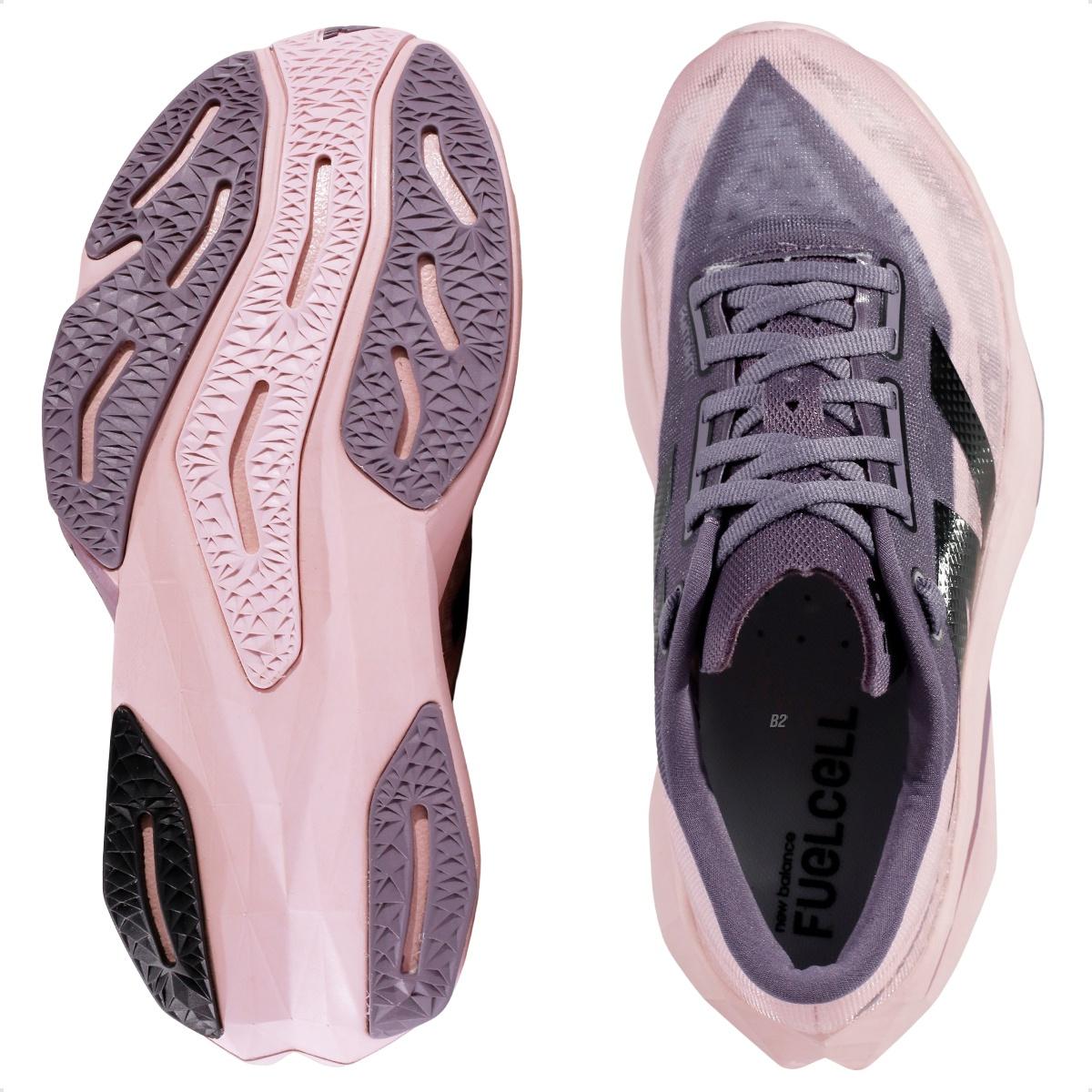 Tenis New Balance Fuelcell Rebel V4 Feminino Rosa / Roxo