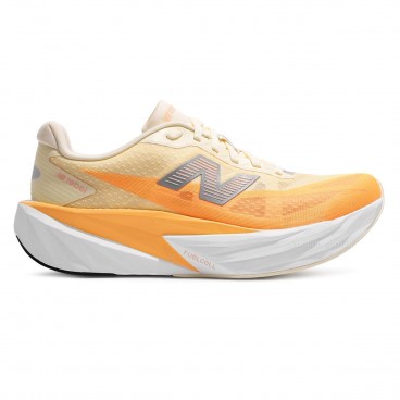 Tenis New Balance Fuelcell Rebel V5 Feminino Amarelo / Laranja