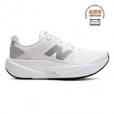 Tenis New Balance Fuelcell Rebel V5 Feminino Branco
