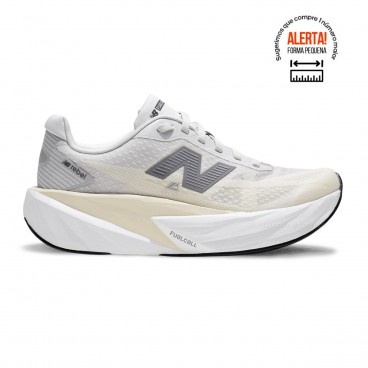 Tenis New Balance Fuelcell Rebel V5 Feminino Cinza / Bege