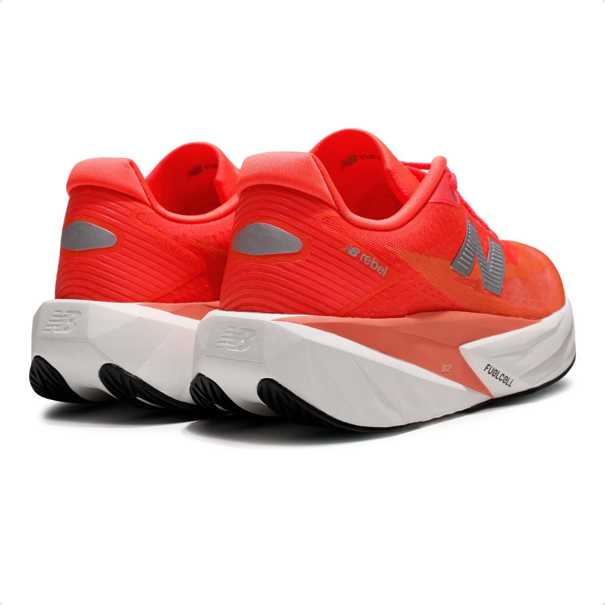 Tenis New Balance Fuelcell Rebel V5 Feminino Rosa / Coral