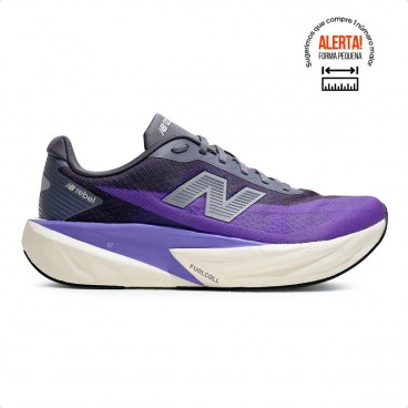 Tenis New Balance Fuelcell Rebel V5 Feminino Roxo / Cinza