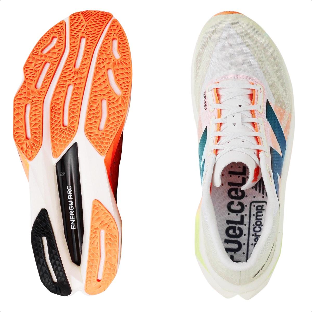 Tenis New Balance Fuelcell Supercomp Elite V4 Feminino Bege