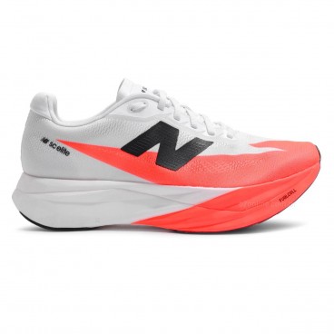 Tenis New Balance Fuelcell Supercomp Elite V5 Feminino Branco / Coral