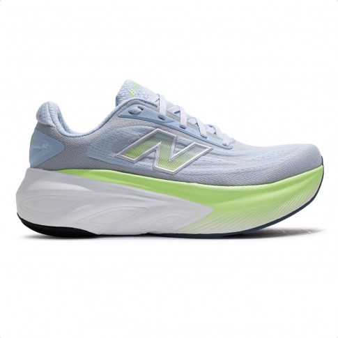 Tênis New Balance More V6 Feminino Azul Claro / Verde