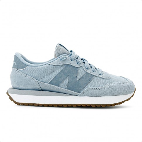 Tenis New Balance 237 V1 Feminino Azul Claro Cinza