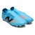 Chuteira Campo New Balance Furon Dispatch FG V7+ Unissex Azul Claro / Preto