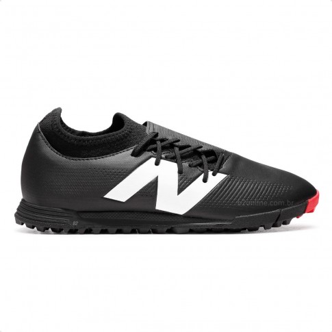 Chuteira Society New Balance Furon Dispatch FG V7+ Unissex Preto