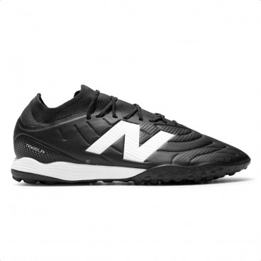 Chuteira Society New Balance Tekela Team Low Laced Tf V5 Preto / Branco
