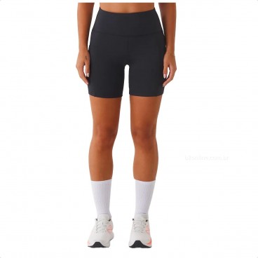 Bermuda New Balance RC Elite Storage 6 Feminina Preto / Preto