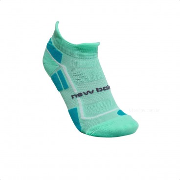 Meias New Balance Performance Invisível Feminina Verde