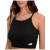 Top New Balance Canelado Small Logo Feminino Preto