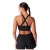 Top New Balance Tech Training Graphic Bra Feminino Preto / Branco
