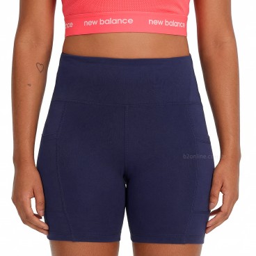 Bermuda New Balance RC Elite Storage 6 Feminina Roxo