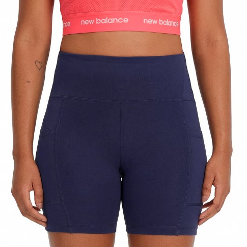 Bermuda New Balance RC Elite Storage 6 Feminina Roxo