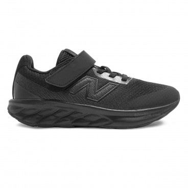 Tênis New Balance 520 V9 Velcro Infantil Preto / Preto