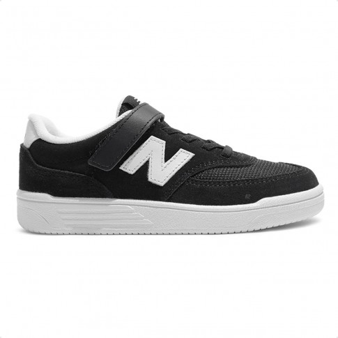 Tênis New Balance 80 V2 Velcro Infantil Preto / Branco