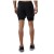 Bermuda New Balance Q Speed Duplo 5 Masculino Preto / Preto