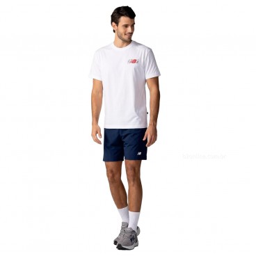 Bermuda New Balance Sport Essentials 7 Masculino Marinho