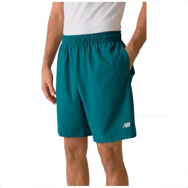 Bermuda New Balance Sport Essentials 7 Masculino Verde