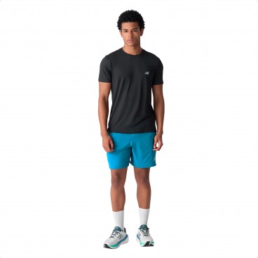 Bermuda Short New Balance Sport Essentials 7 Masculina Azul