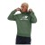 Blusa Moletom New Balance Capuz Essentials Basic Masculina Verde Musgo