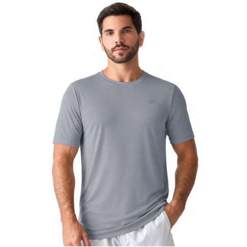 Camiseta New Balance Sport Essentials Masculina Cinza Claro