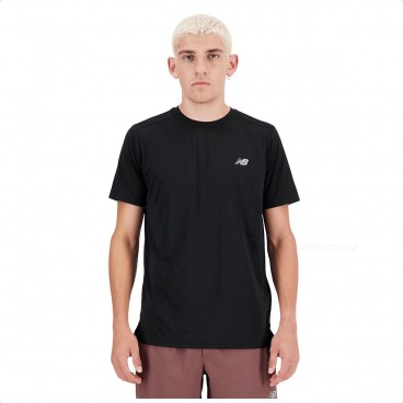 Camiseta New Balance Sport Essentials Masculina Preto