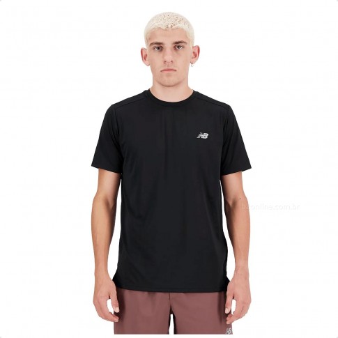 Camiseta New Balance Sport Essentials Masculina Preto
