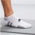 Kit de 3 Meias New Balance Cano Baixo Masculina Branco / Cinza