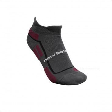 Meias New Balance Performance Invisível Masculina Chumbo