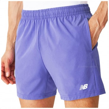 Shorts New Balance Sport Essentials 5 Masculino Roxo