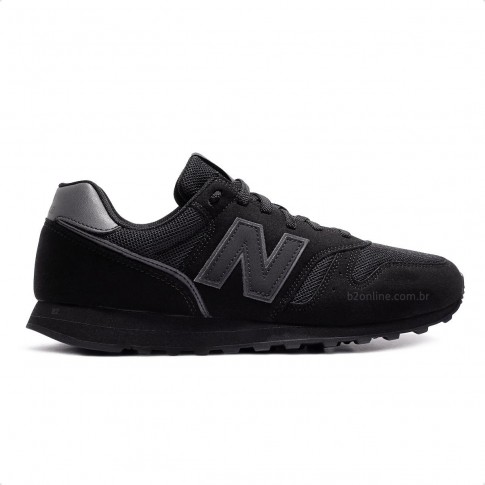 Tênis New Balance 373v2 Masculino Preto / Grafite