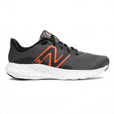 Tênis New Balance 411 V3 Masculino Grafite / Laranja